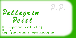 pellegrin peitl business card